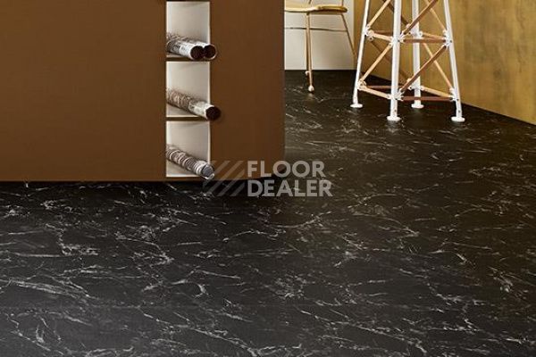 Виниловая плитка ПВХ FORBO Allura Material 63455DR7-63455DR5 black marble (100x100 cm) фото 1 | FLOORDEALER